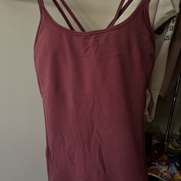 Lululemon Pink Strappy Tank Top - Picture 2 of 3